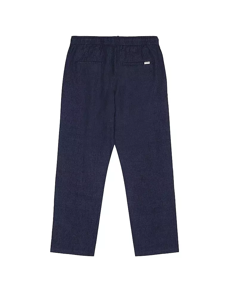 KNOWLEDGE COTTON APPAREL | Leinenhose  | blau