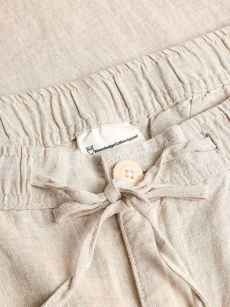 KNOWLEDGE COTTON APPAREL | Leinenhose  | beige