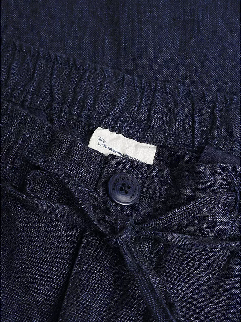 KNOWLEDGE COTTON APPAREL | Leinenhose  | blau