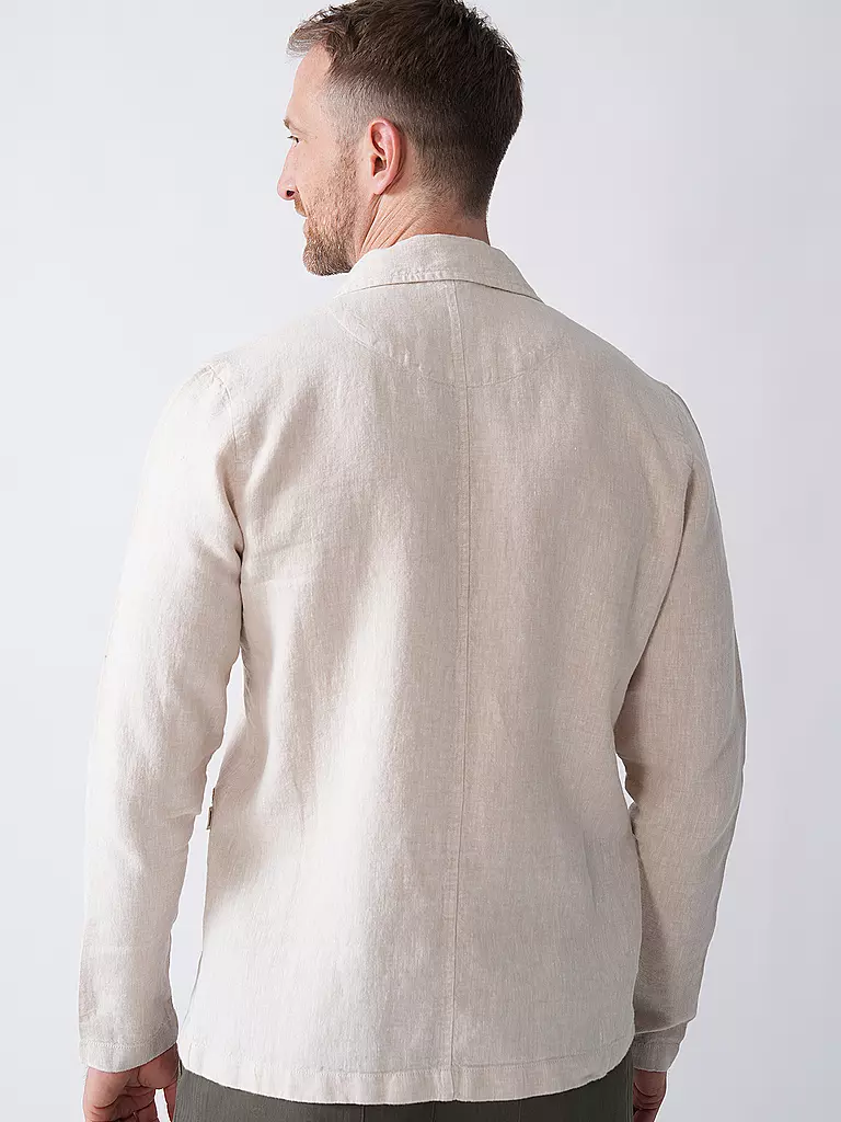 KNOWLEDGE COTTON APPAREL | Overshirt  | beige