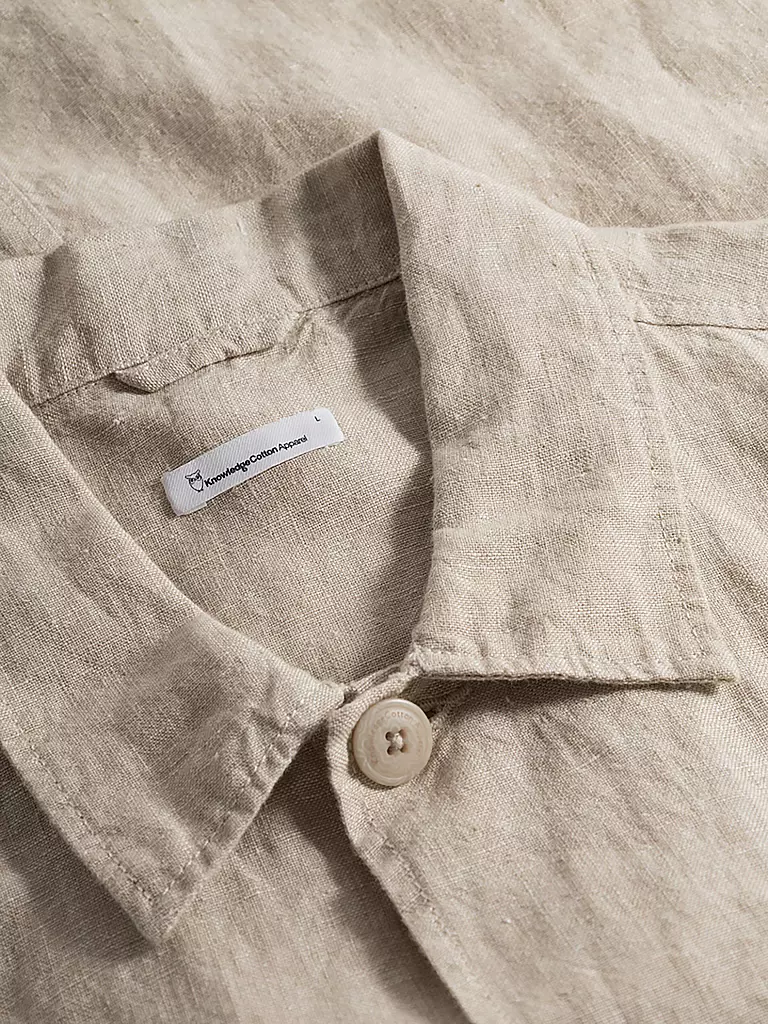 KNOWLEDGE COTTON APPAREL | Overshirt  | beige