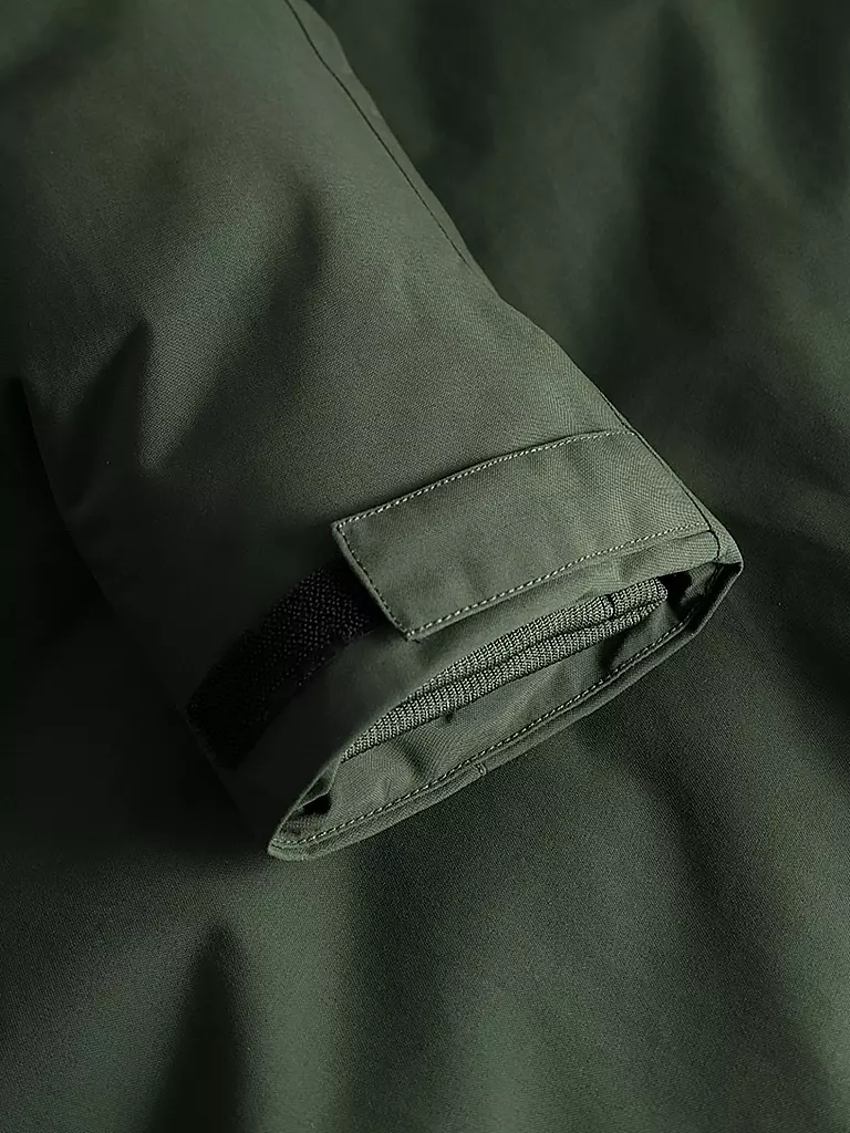 KNOWLEDGE COTTON APPAREL | Parka APEX CANVAS | dunkelgrün