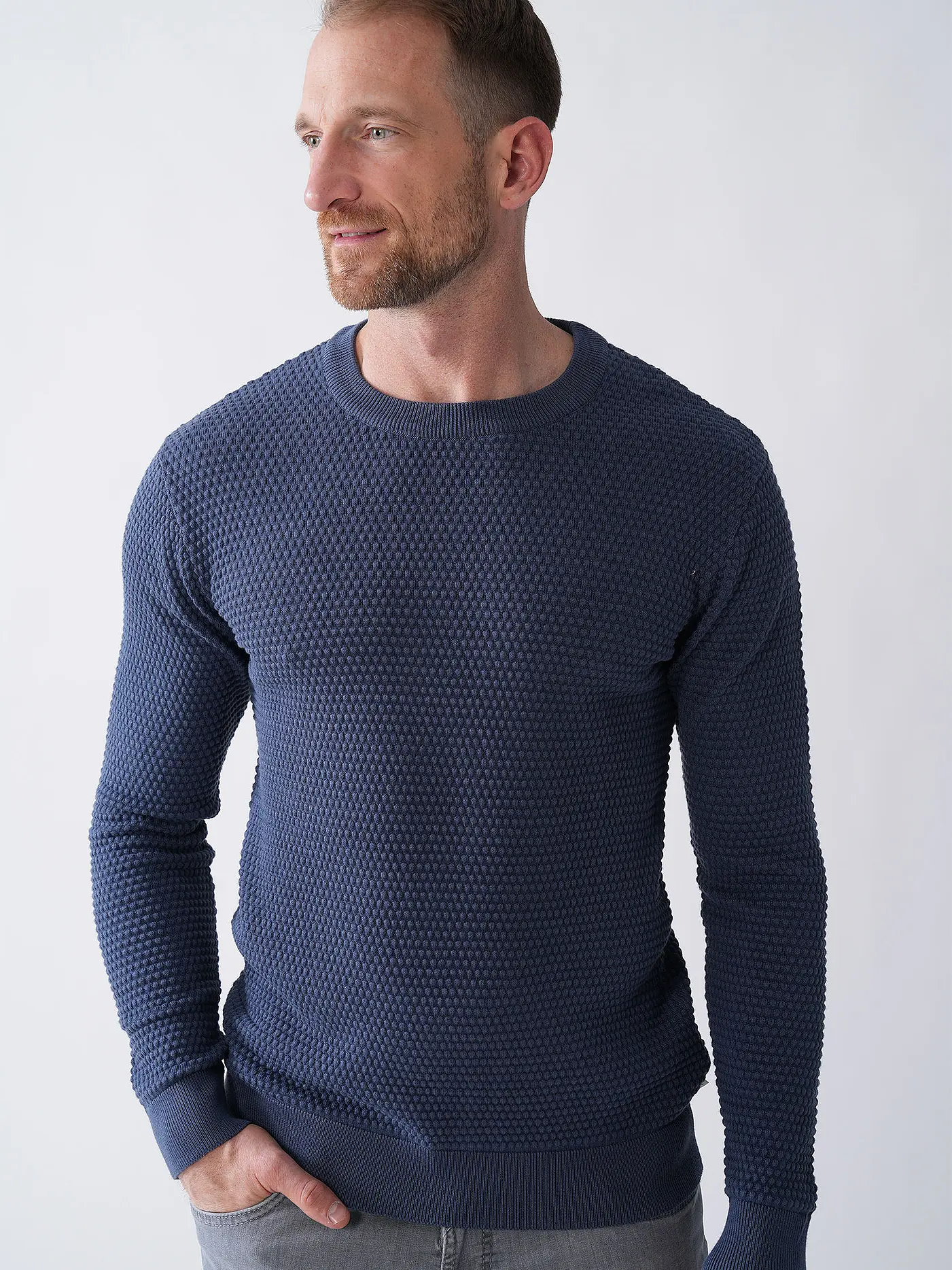 KNOWLEDGE COTTON APPAREL | Pullover VAGN | blau