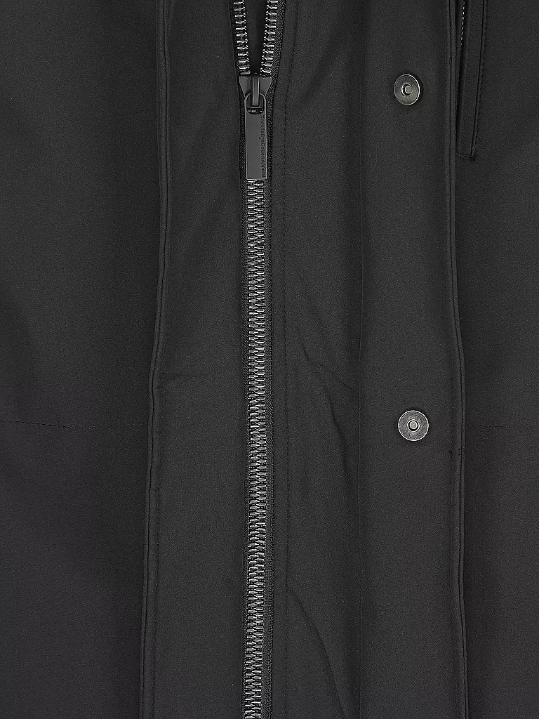 KNOWLEDGE COTTON APPAREL | Softshell Parka | schwarz