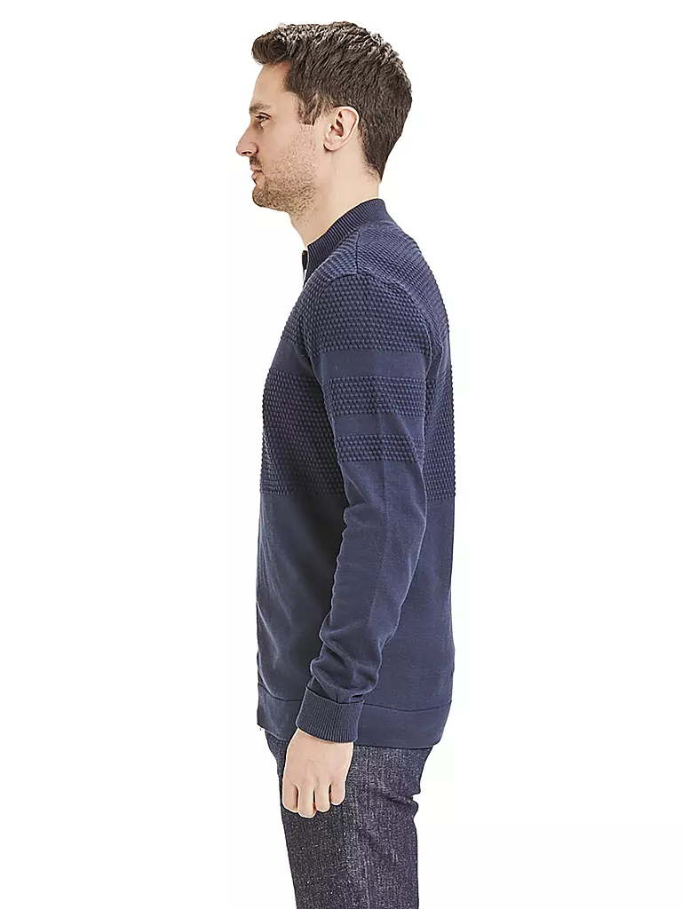 KNOWLEDGE COTTON APPAREL | Strickjacke - Cardigan | blau