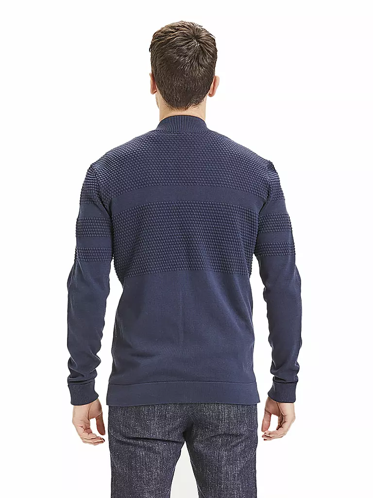 KNOWLEDGE COTTON APPAREL | Strickjacke - Cardigan | blau