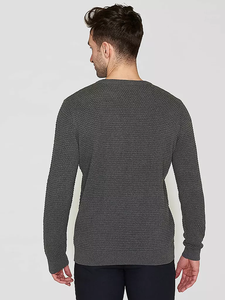 KNOWLEDGE COTTON APPAREL | Strickjacke | grau