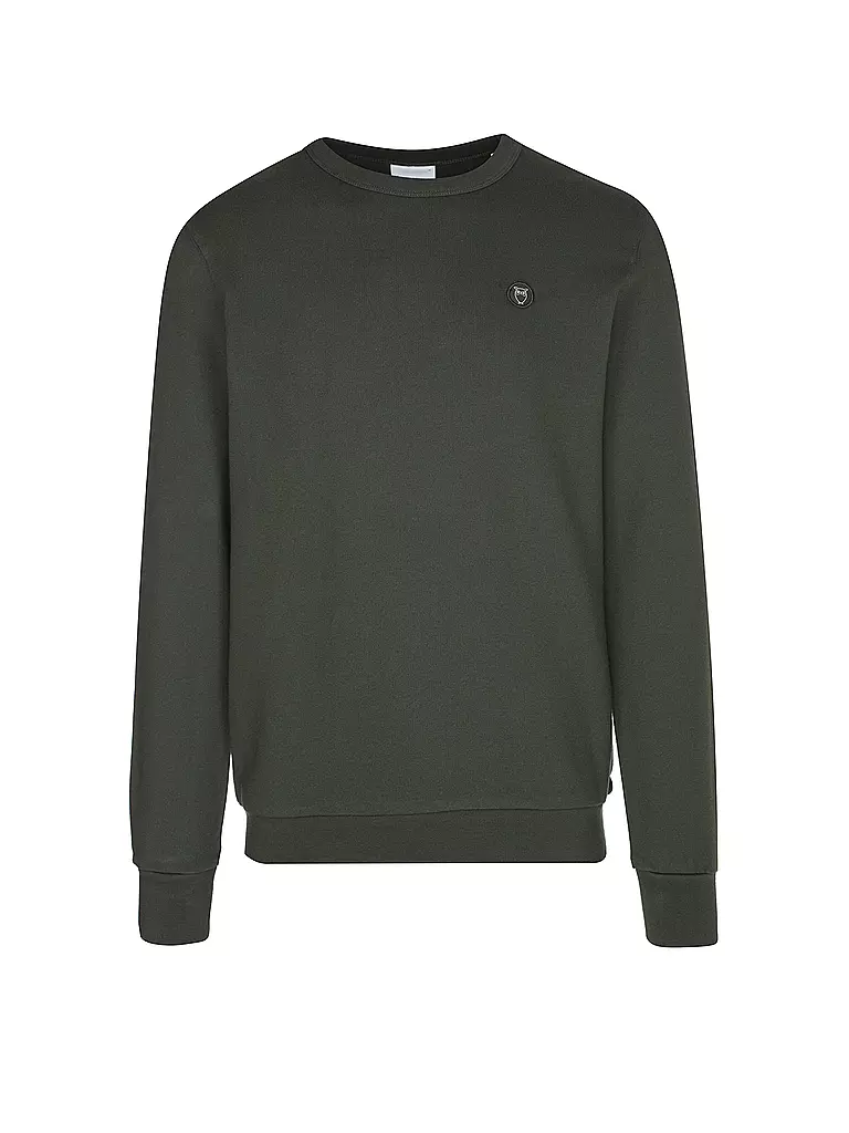 KNOWLEDGE COTTON APPAREL | Sweater ERIK | dunkelgrün