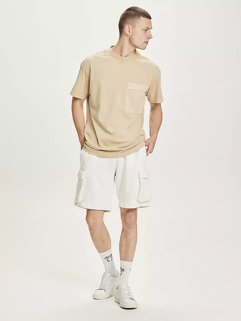 KNOWLEDGE COTTON APPAREL | T Shirt Aspen  | beige