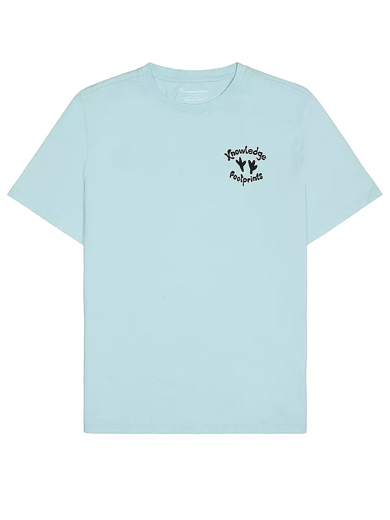 KNOWLEDGE COTTON APPAREL | T-Shirt  | türkis