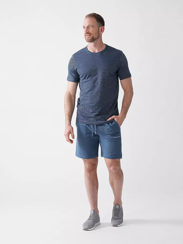 KNOWLEDGE COTTON APPAREL | T-Shirt  | blau
