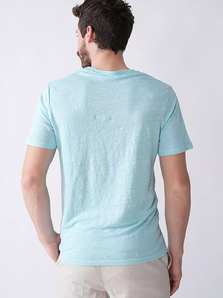 KNOWLEDGE COTTON APPAREL | T-Shirt  | türkis