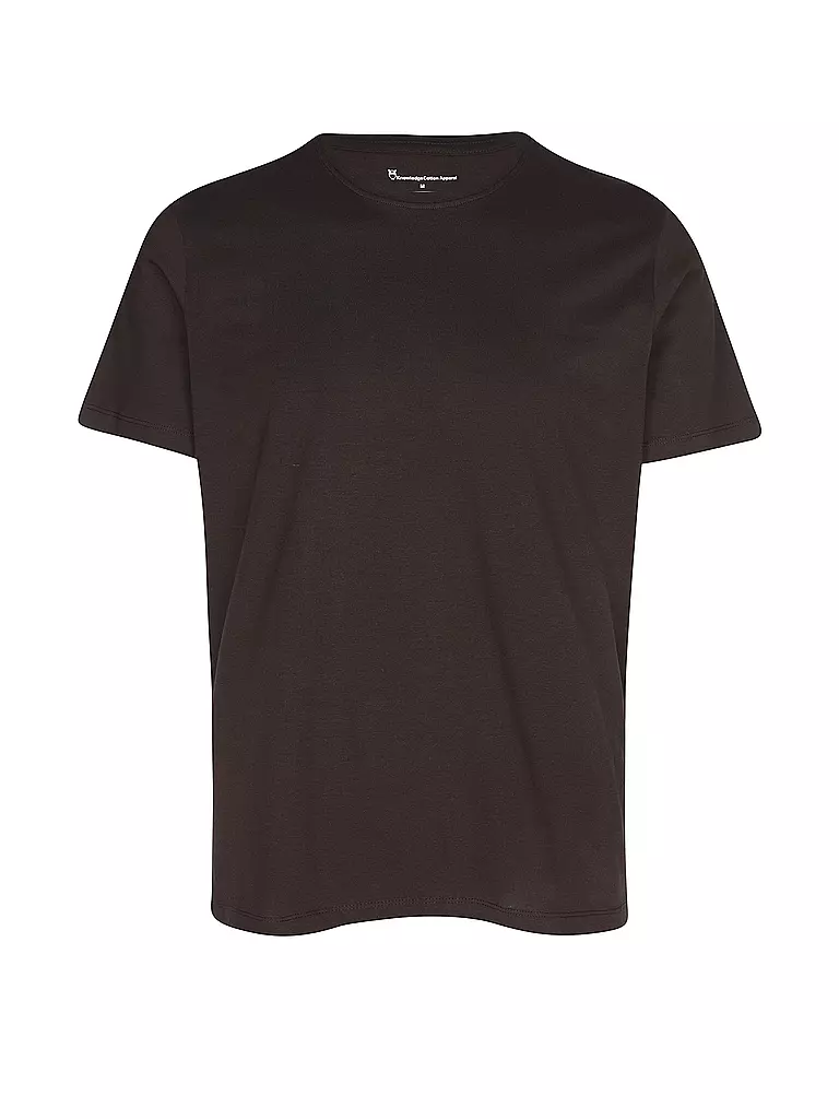 KNOWLEDGE COTTON APPAREL | T-Shirt ALDER | braun