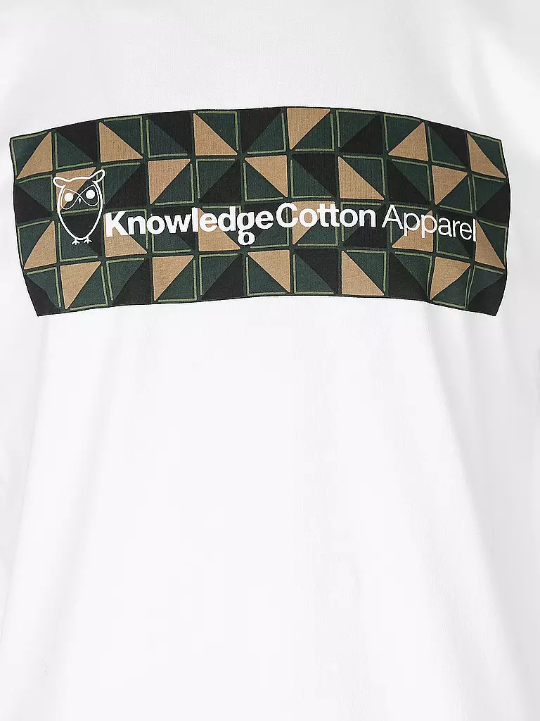 KNOWLEDGE COTTON APPAREL | T-Shirt ALDER | weiß