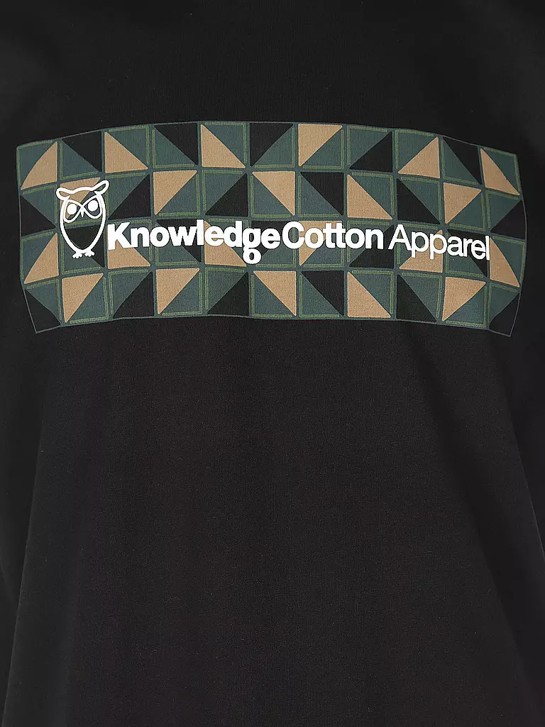 KNOWLEDGE COTTON APPAREL | T-Shirt ALDER | schwarz