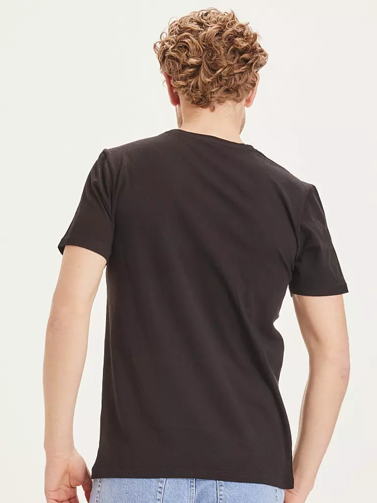 KNOWLEDGE COTTON APPAREL | T-Shirt ALDER | schwarz