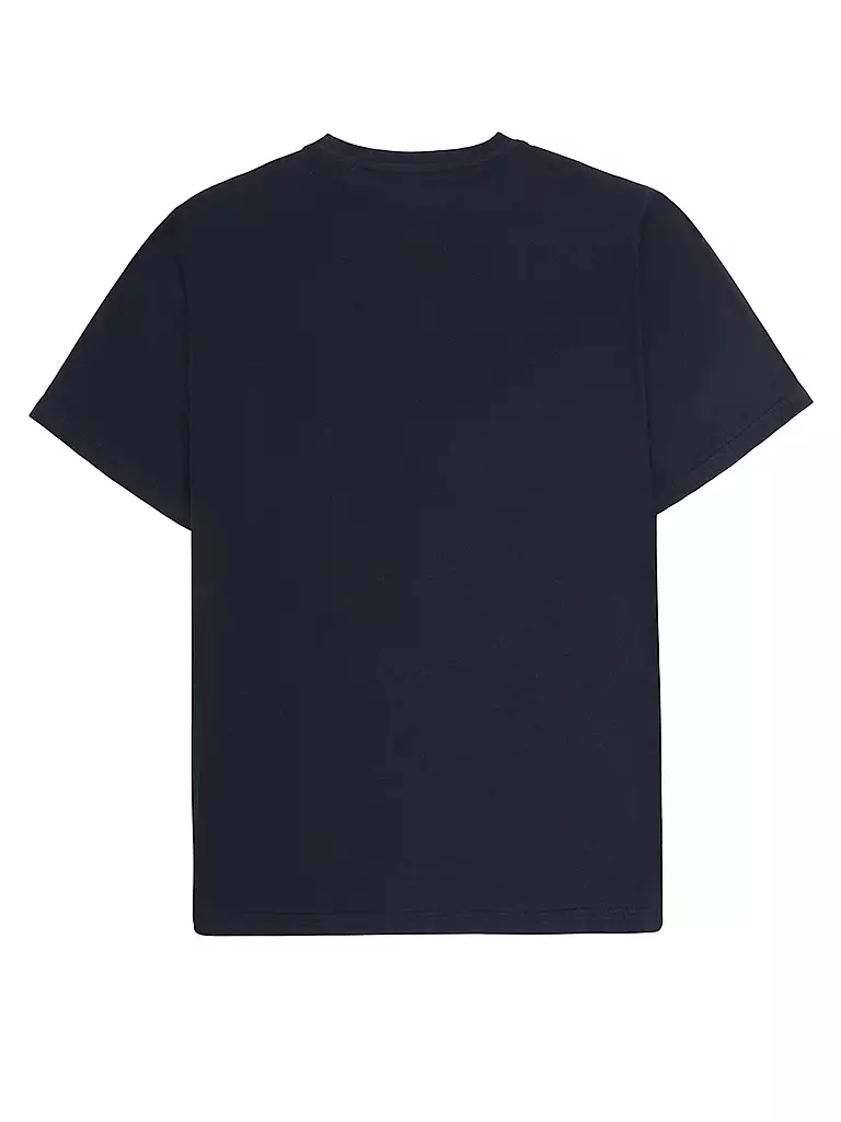 KNOWLEDGE COTTON APPAREL | T-Shirt BIG OWL | blau