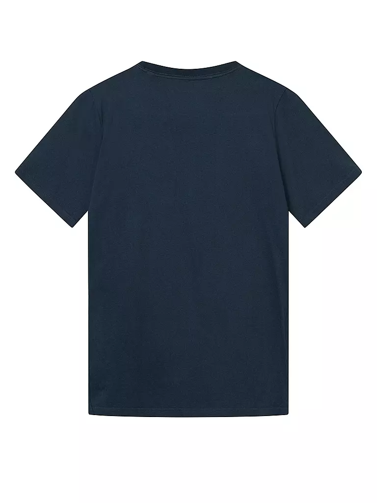 KNOWLEDGE COTTON APPAREL | T-Shirt OWL | blau