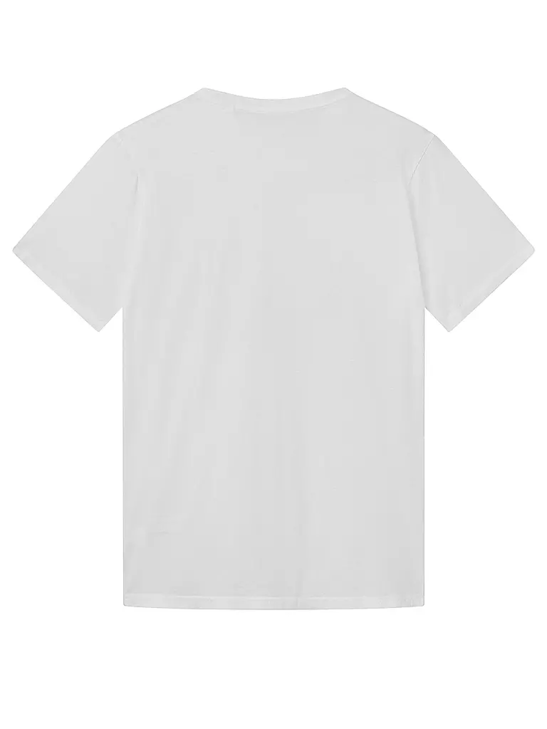 KNOWLEDGE COTTON APPAREL | T-Shirt OWL | weiss