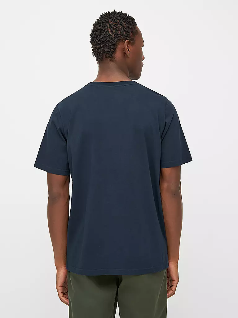KNOWLEDGE COTTON APPAREL | T-Shirt OWL | blau