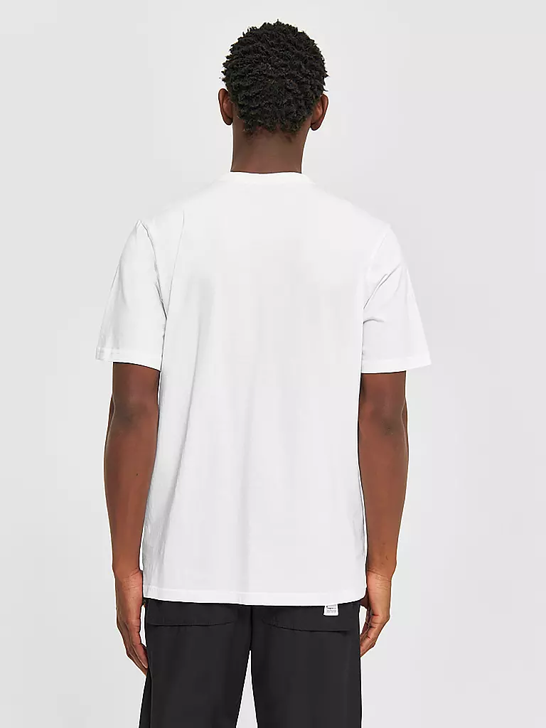 KNOWLEDGE COTTON APPAREL | T-Shirt OWL | weiss
