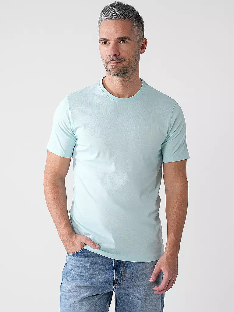 KNOWLEDGE COTTON APPAREL | T-Shirt | türkis