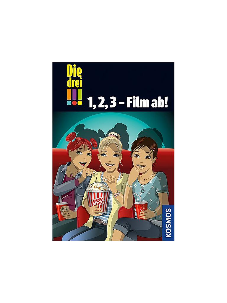 KOSMOS VERLAG Buch Die drei !!! 1, 2, 3 Film ab! transparent