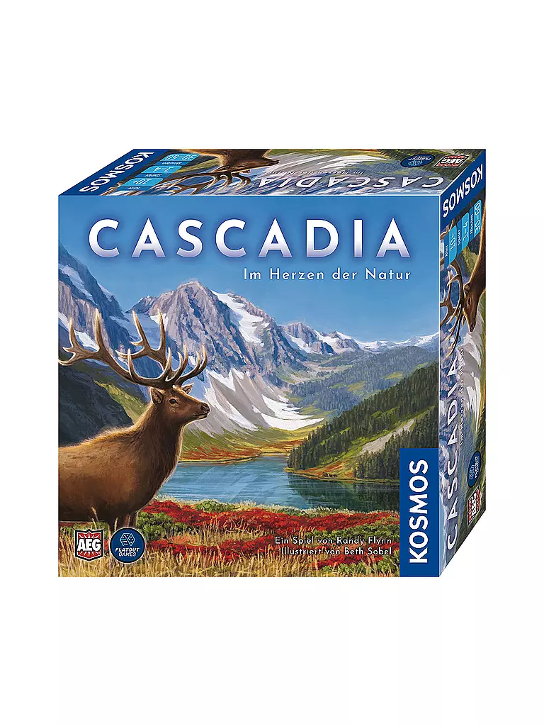 KOSMOS | Brettspiel - Cascadia – Im Herzen der Natur - Spiel des Jahres 2022 | keine Farbe