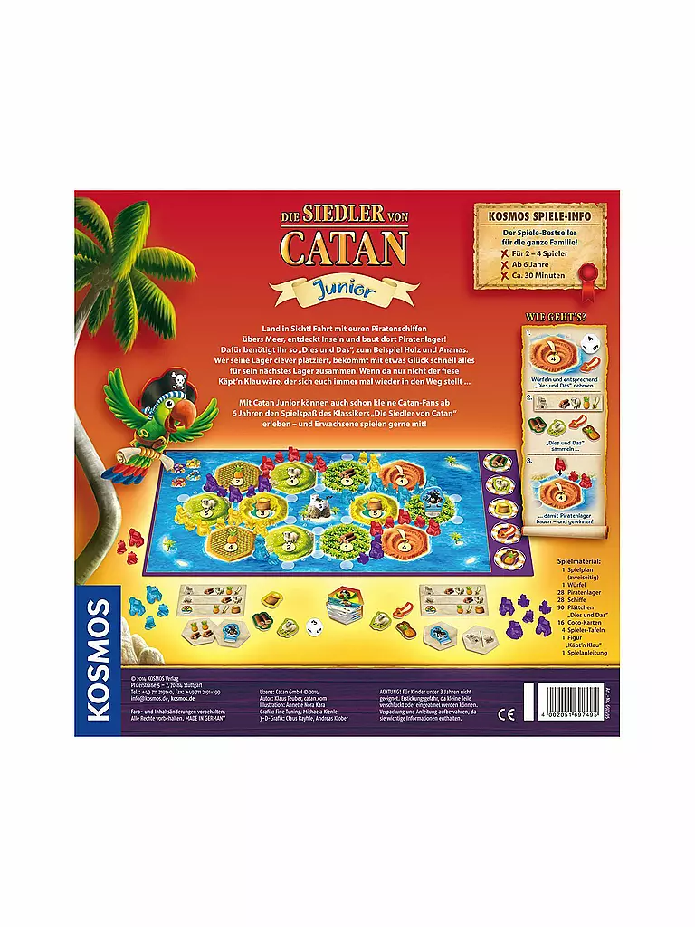 KOSMOS | Brettspiel - Catan Junior | keine Farbe