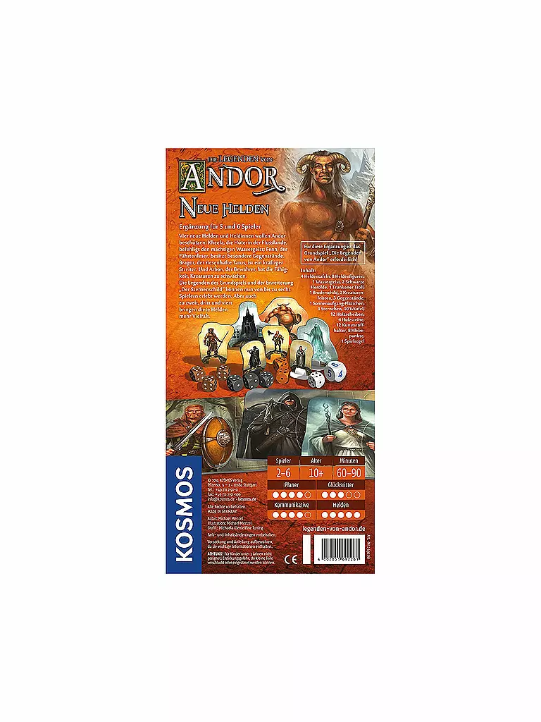 KOSMOS | Brettspiel - Die Legenden von Andor - neue Helden | keine Farbe