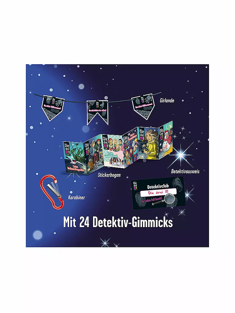 KOSMOS | Die drei !!! Adventskalender 2022 | keine Farbe