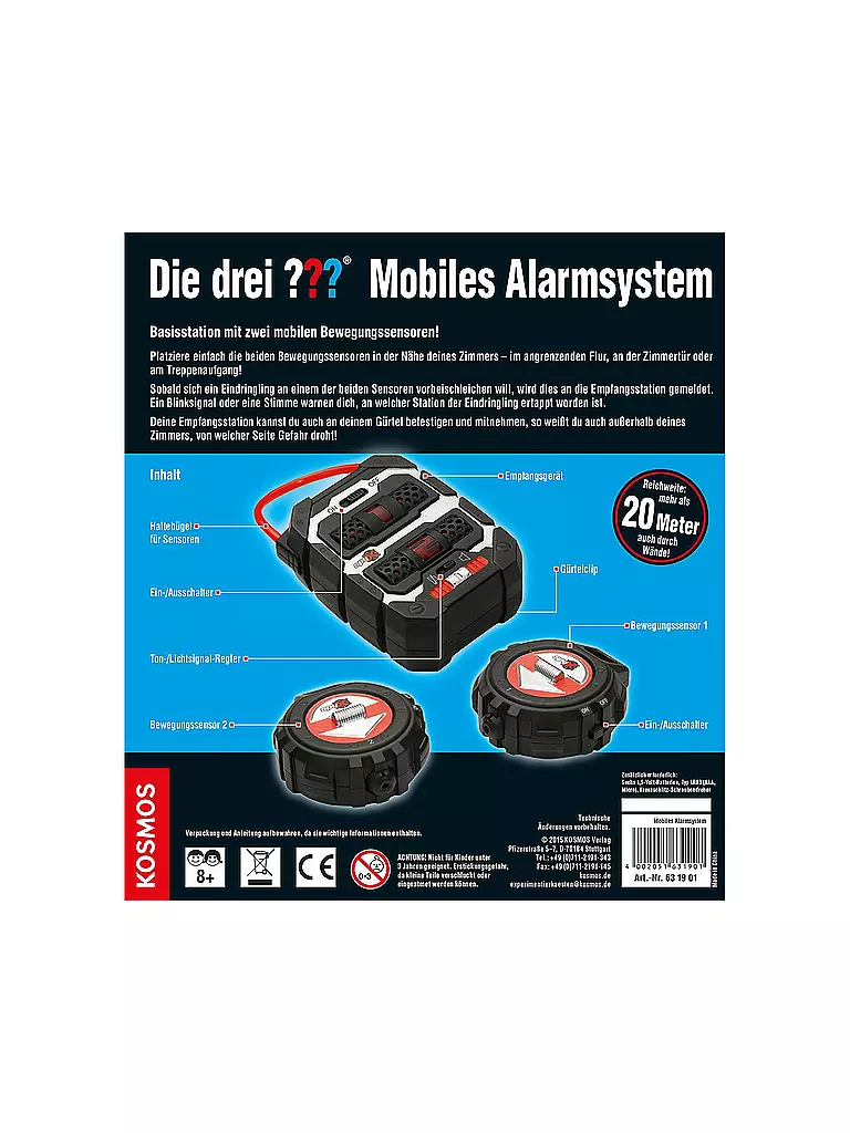 KOSMOS | Die drei Fragezeichen - Mobiles Alarmsystem  | 