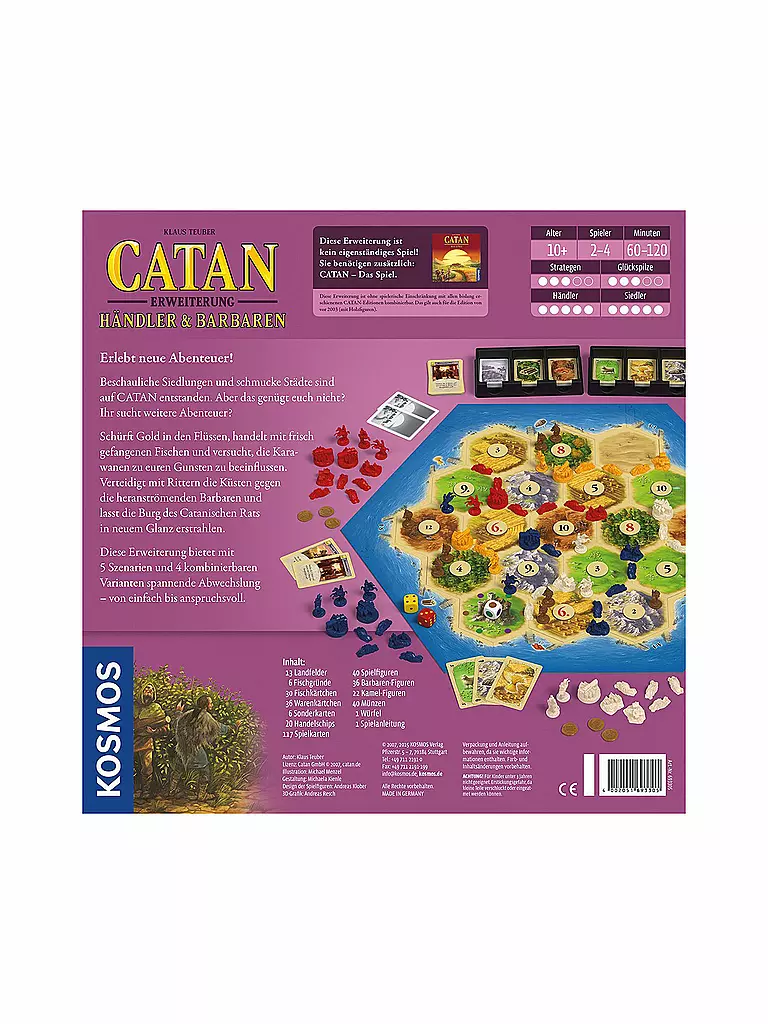 KOSMOS | Die Siedler von Catan - Händler und Barbaren (Erweiterung) | 