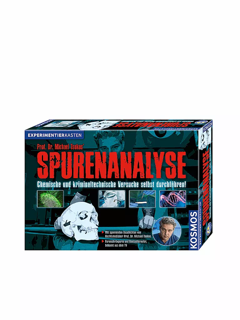KOSMOS | Experiment - Prof. Dr. Michael Tsokos` Spurenanalyse  | keine Farbe