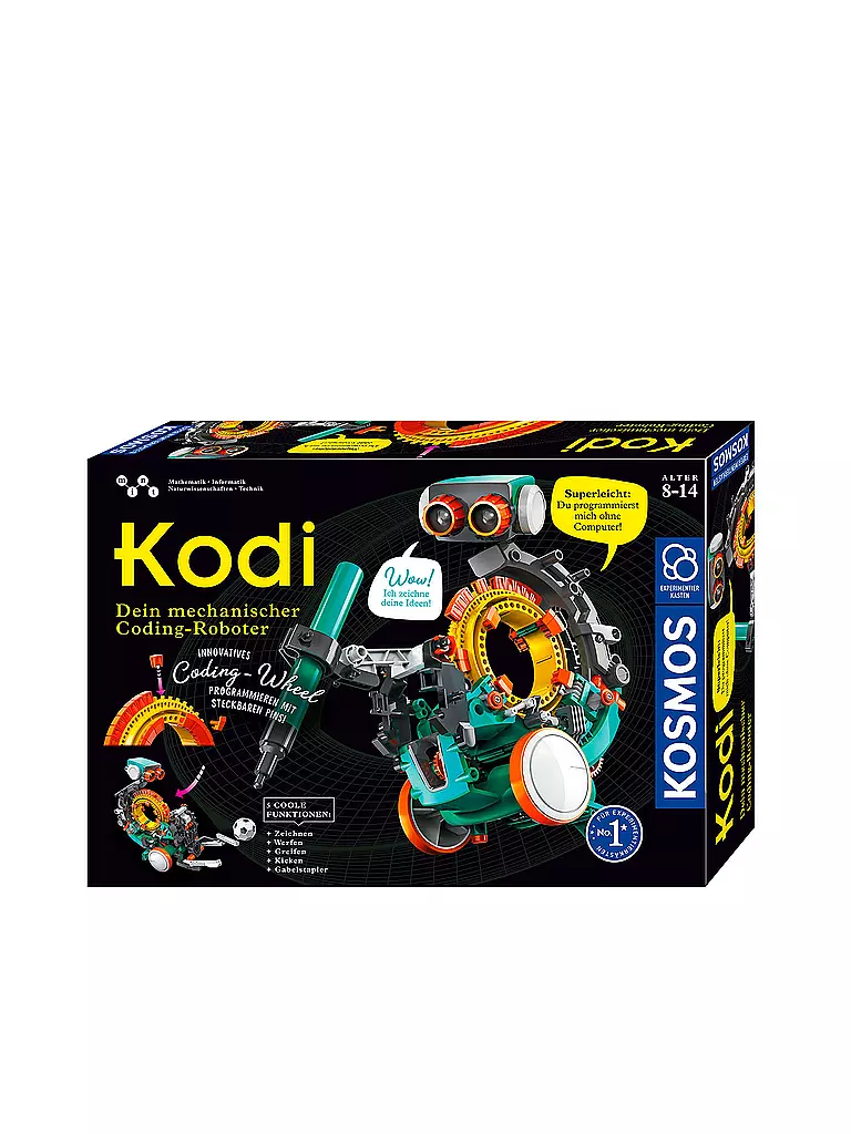 KOSMOS | Kodi - Dein mechanischer Coding-Roboter | transparent
