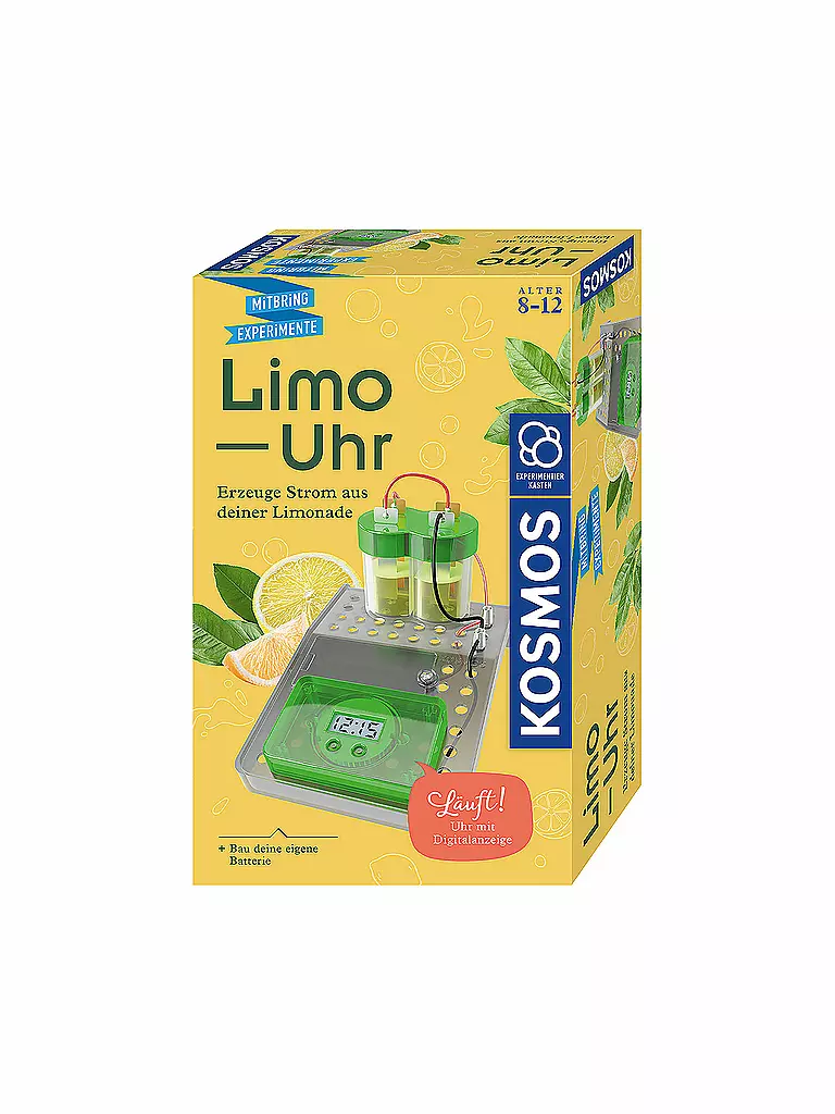 KOSMOS | Limo-Uhr - Strom aus deiner Limonade | keine Farbe