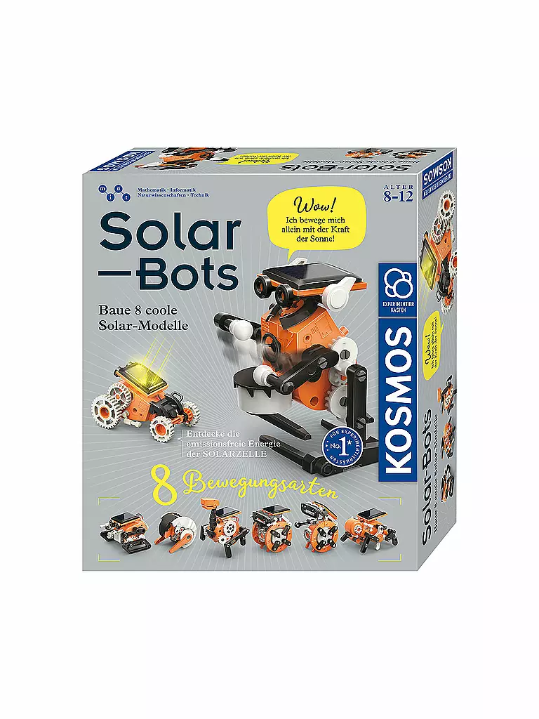 KOSMOS | Solar Bots - Baue 8 coole Solar-Modelle | keine Farbe