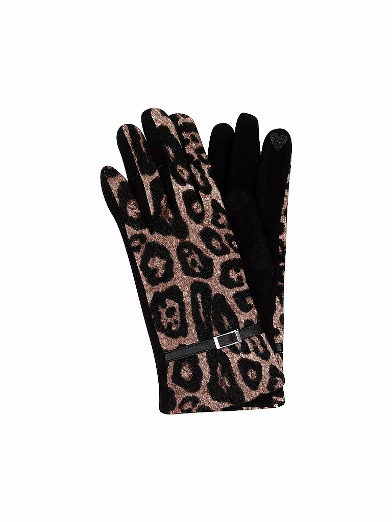 KUEBL | Jersey Handschuhe mit Touch Funktion | braun