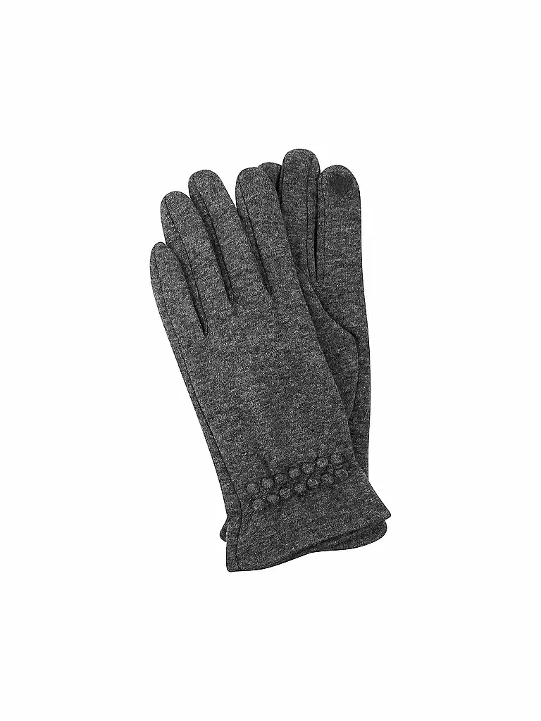 KUEBL | Jersey-Handschuhe mit Touch-Funktion | grau