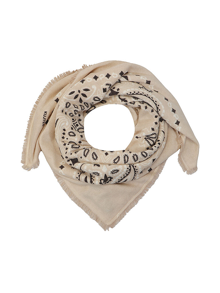 KUJTEN Kaschmirschal - Bandana HACHIKO beige