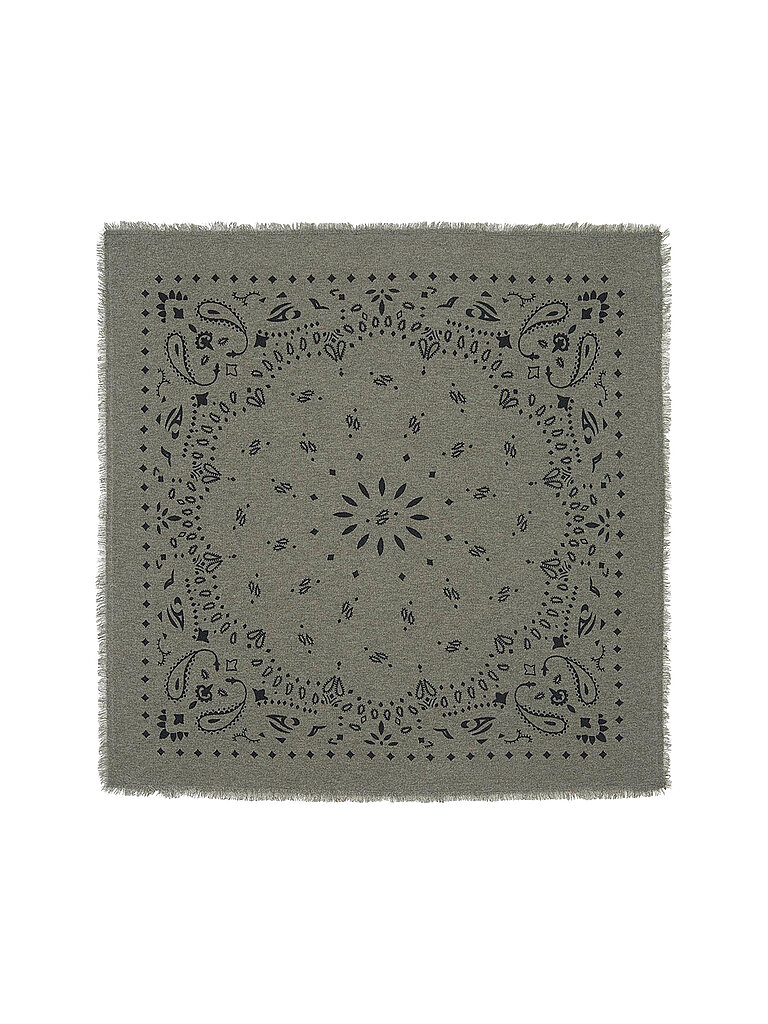 KUJTEN Kaschmirschal - Bandana HACHIKO olive