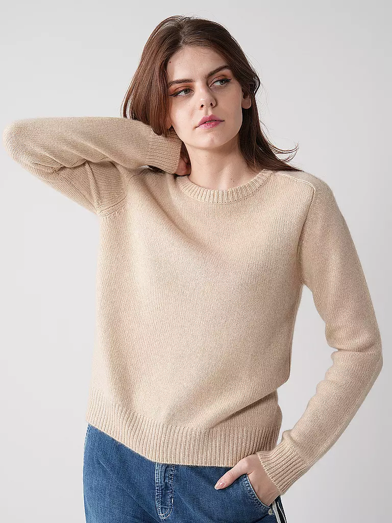 KUJTEN | Kaschmirpullover NANAMI | hellgrau