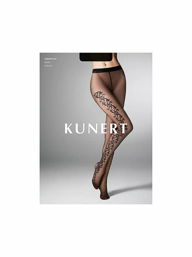 KUNERT | Modestrumpfhose "Tendril" (Schwarz) | schwarz