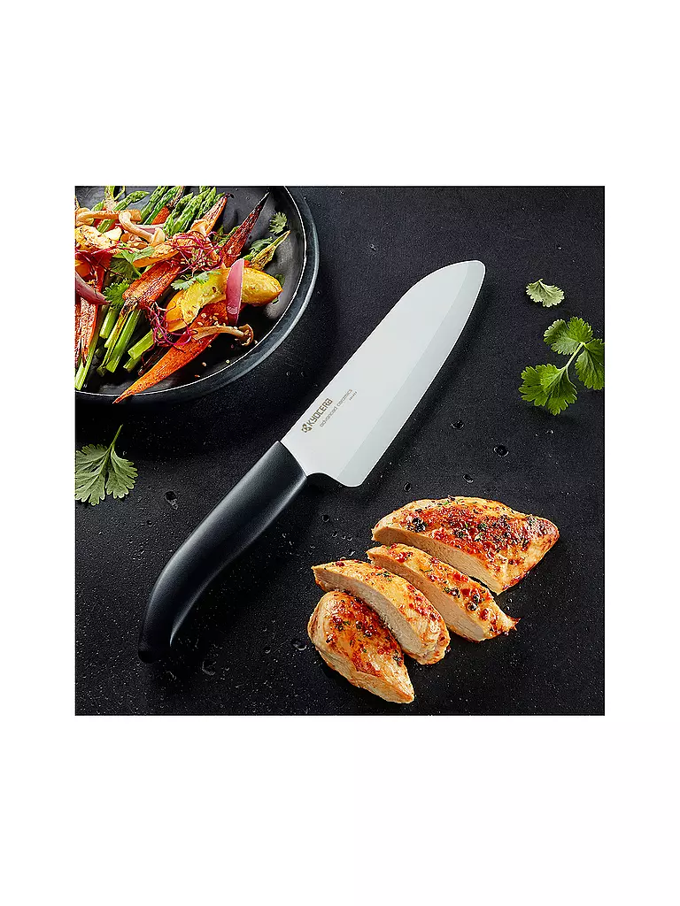 KYOCERA | GEN Keramik-Santokumesser 16cm | weiss