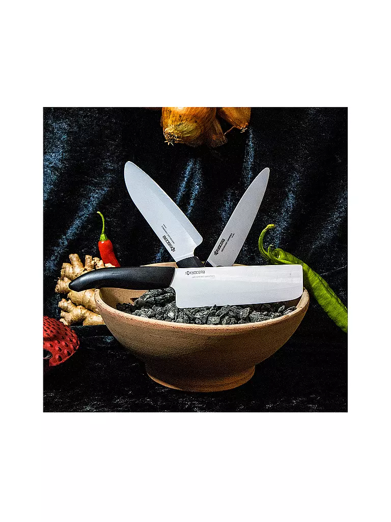 KYOCERA | GEN Keramik-Santokumesser 16cm | weiss