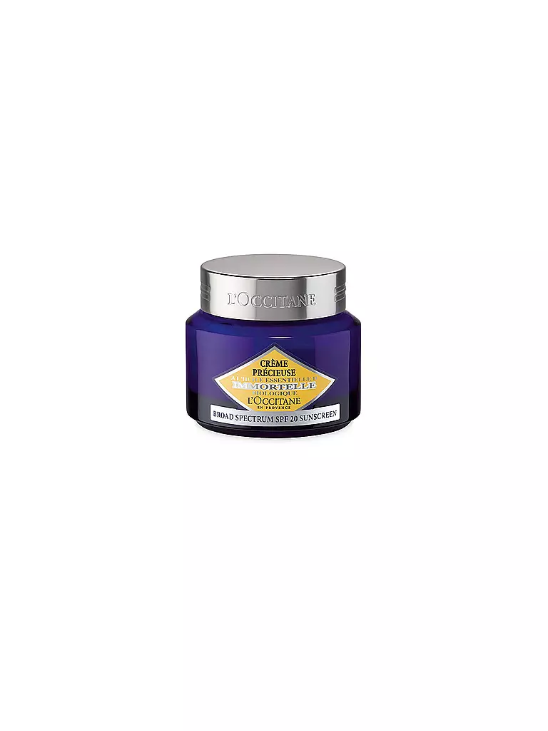 L'OCCITANE |  Immortelle Creme Précieuse Leichte Textur LSF 20 50ml | transparent