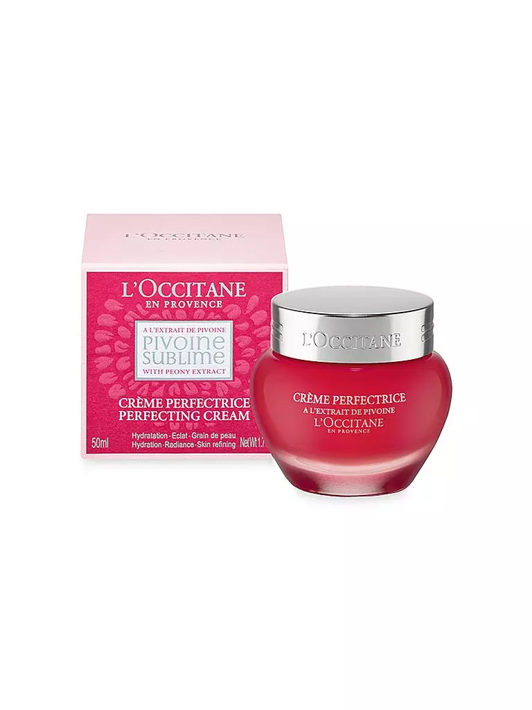 L'OCCITANE |  Pfingstrose Sublime Perfektionierende Creme 50ml  | transparent