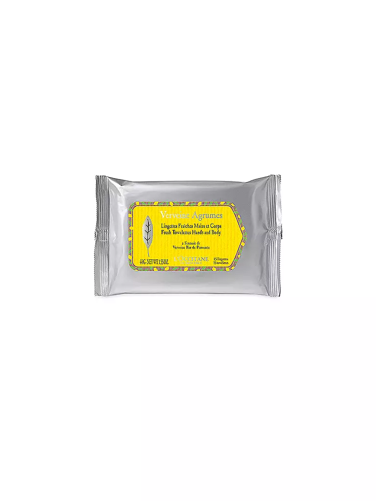 L'OCCITANE | Citrus Verveine Erfrischungstücher 15Stk. | 