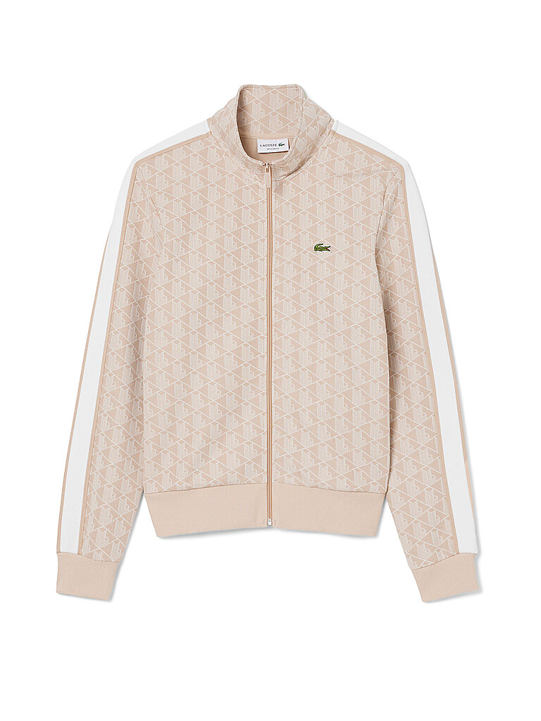 LACOSTE Sweatjacke beige | L