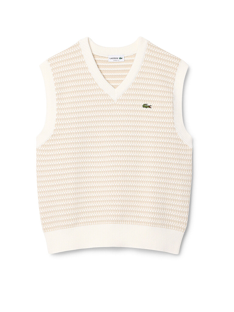 LACOSTE Pullunder creme | L